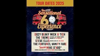 SENSATIONAL 60s EXPERIENCE  SPRING '25   MIKE D'ABO, STEVE ELLIS, DMBT, TREMS, FORTUNES, VANITY FARE