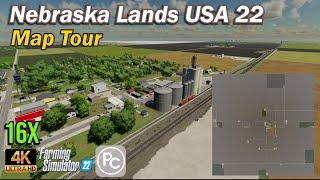 Nebraska Lands USA 22 | Map Tour | Farming Simulator 22