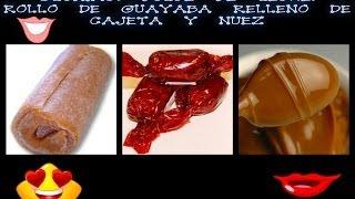 como hacer dulce de Leche, rollo de guayaba relleno, glorias,