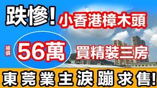 大灣區東莞樟木頭二手樓總價56萬買精裝三房業主蝕本蝕到無眼睇撿漏新樓