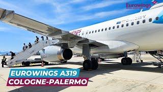 TRIP REPORT / First time at Sicilia! / Cologne Bonn to Palermo / Eurowings Airbus A319