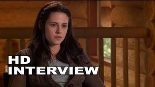 Twilight: Kristen Stewart "Bella Swan" On Set Interview | ScreenSlam