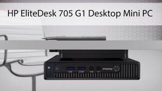 HP EliteDesk 705 G1 Desktop Mini PC Quick Review (4K)