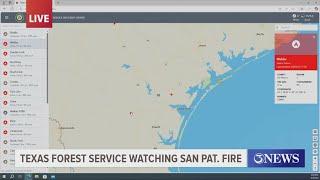 Texas A&M Forest Service monitors 'Welder Fire' in San Patricio Co.