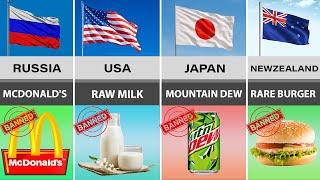 Banned Food items From Different Countries