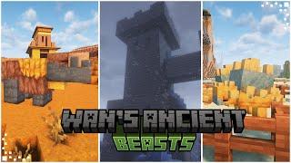 Wan's Ancient Beast (Minecraft Mod Showcase) | New Beasts & Structures | Forge 1.20.1