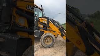 JCB 3DX Backhoe Working For Road Construction #shorts