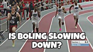 Matthew Boling Defeated At The 2023 SEC Indoor Championships 200m Final | Track and Field 2023