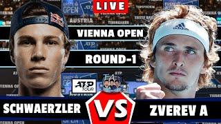 LIVE: ZVEREV A vs SCHWAERZLER  • VIENNA 2024  #berrettini #fucsovicsm #tennis #Atp500