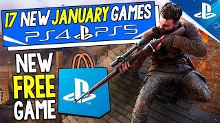 17 NEW Upcoming JANUARY 2025 PlayStation Games - NEW FREE Game, New RPGs + More! (New Games 2025)