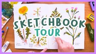 Sketchbook Tour! My mixed media sketchbook 