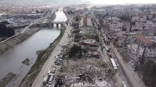 Aerial images of destroyed buildings in the Turkish city of Antakya | AFP