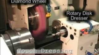 CNC Cylindrical Grinder - Studer CNC Cylindrical Grinder - Demonstrating Studer Touch Dressing OD ID