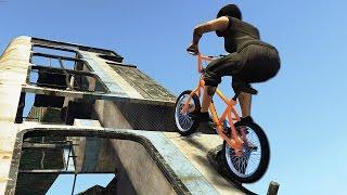 GTA 5 EPiC BMX STUNTS Race #3 (GTA 5 PC Stunts)