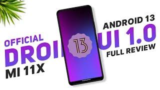 DroidX UI 1.0 Official For Mi 11X & POCO F3 | Android 13 | Full Detailed Review