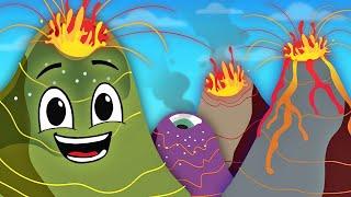 Learn About Different Types Of Volcanoes | Earth Science Song For Kids | KLT