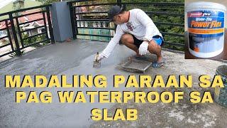 PAANO MAG WATERPROOFING SA SLAB GAMIT ANG PIONEER PRO WATERPROOFING | STEP BY STEP TUTORIAL