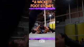 A Wickett Foot Stomp ‼️ #shorts #f3fau #awf #wrestling #wickedwickett #honestjohn