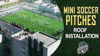 Mini Soccer Pitches Roof Installation - Urban Soccer Park