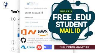 How to Create FREE Edu Email | Get Instant Education Email Address | GitHub Student Developer Pack