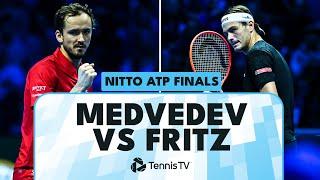 Daniil Medvedev vs Taylor Fritz Highlights | Nitto ATP Finals 2024