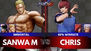 KOFXV️SANWA M (Geese/Benimaru/Isla) vs CHRIS (Chris/Iori/O.Yashiro) ️Replay Match - 11/24