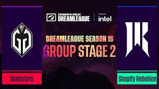 Dota2 - Gladiators vs Shopify Rebellion - Game 1 - DreamLeague Season 19 - Group Stage 2