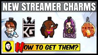 *NEW* STREAMER CHARMS FOR RAINBOW SIX SIEGE - How to get it? Tutorial - NEWS Maciejay, BikiniBodhi..