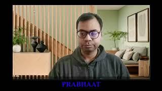 My First Vlog | First Vlog Video | Finance Vlog In Hindi | first vlog on youtube | Prabhaat R Jha