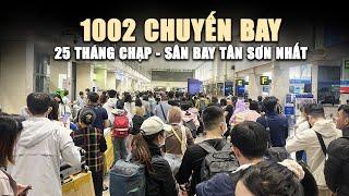 Sân bay Tân Sơn Nhất phục vụ hơn ngàn chuyến ngày 25 tháng chạp