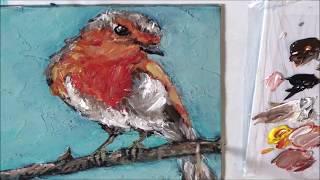 Acrylic Painting Tutorial/ Easy Textured Beginner/ MariArtHome