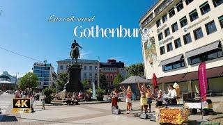 Let's walk around Gothenburg, Sweden - Summer 2024