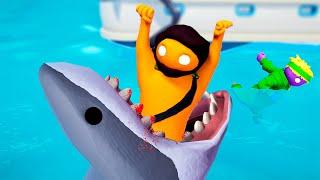 We Attempted to CAPTURE a Shark - Gang Beasts (Funny Moments)