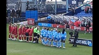 2024.03.30 WSL Liverpool vs Man City @Tranmere (23/24) 試合前風景