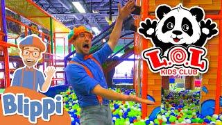 Blippi Visits LOL Kids Club Indoor Play Place! | Learn With Blippi | Educational Videos For Kids