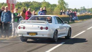 JDM Cars Leaving JapFest! CRAZY Powerslides and Fails!