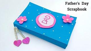 DIY : Beautiful Father's Day Scrapbook  • How to make fathers day scrapbook • fathers day gift idea