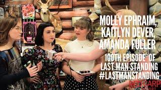 Kaitlin Dever, Molly Ephraim & Amanda Fuller at #‎LastManStanding 100th Episode Celebration on Set