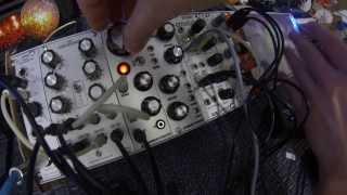 Modular fun with Koma Kommander motion controller controlling E340, ULFO, Envelator