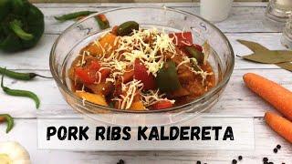 Creamy Pork Ribs Kaldereta Recipe | Happy Tummy Recipes