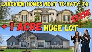 1 ACRE LOT New Construction Homes Near Katy Tx | Price $525k