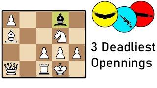 Top 3 Deadliest Chess Openings Explained in 14 Minutes