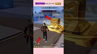 New Booyah Weapon Box  Free Fire Booyah Points In BR | How To Unlock Weapon Box #shorts