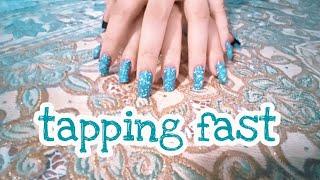 Arabic ASMR tapping table fast agressive no talking اي اس ام ار عربي