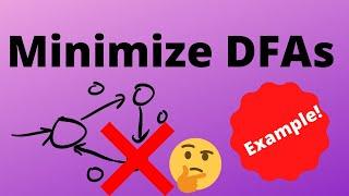DFA Minimization Example