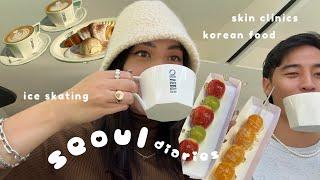 SEOUL vlog  skin and scalp treatments, ice skating  lots of korean food 🫶