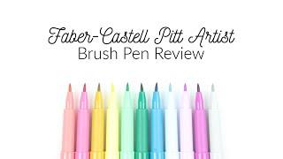 Faber-Castell Pitt Artist Brush Pen Review for Handlettering and Modern Calligraphy