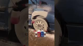 How to use touchless wash. #detailing #truckstop #trucking  #truckwashing #detailingproducts #bigrig