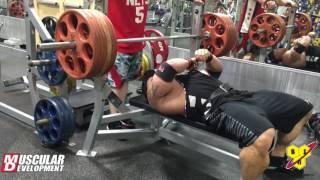 Dallas McCarver's Contest Prep Chest Workout