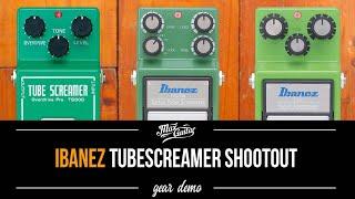 Ibanez TUBESCREAMER Shootout - TS808 vs TS9DX vs TS9 - Gear Demo